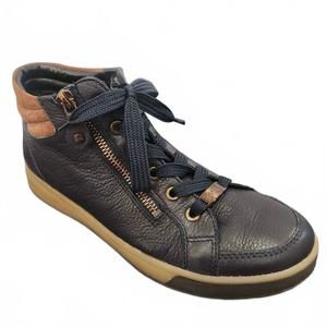 NEW ARA women's rei high navy in blue calf